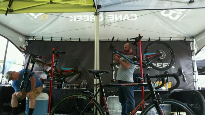Manager and owner working on the bikes...could Friday, Saturday or Sunday. LOL